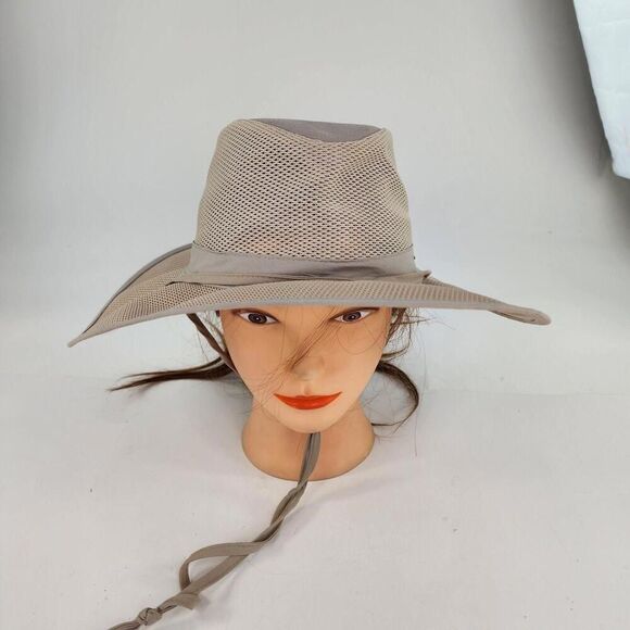 Stetson Men's No Fly Zone Preserver Nylon Hat Size M Airflow Safari Hats - Picture 2 of 12